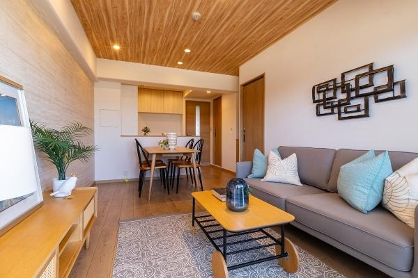 【居間・リビング】 | サングレールフェニング　中古マンション