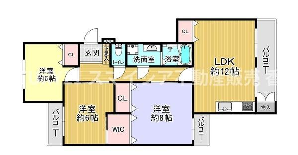 【間取り】 | 枚方三矢第一次住宅　参号棟