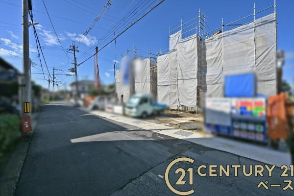 桜井市西之宮 ２号棟 ／新築一戸建の前面道路含む現地写真|■現地撮影写真■お気軽にお問い合わせくださいませ！