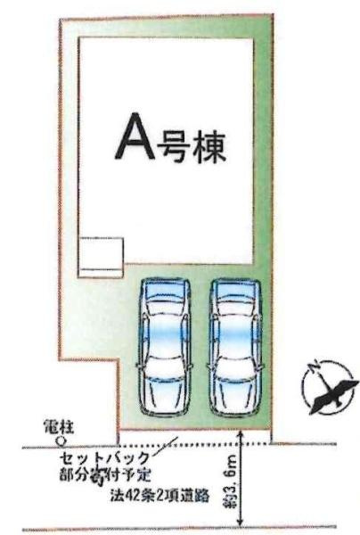 安城市住吉町3期　全1棟　A号棟の区画図|A号棟です。