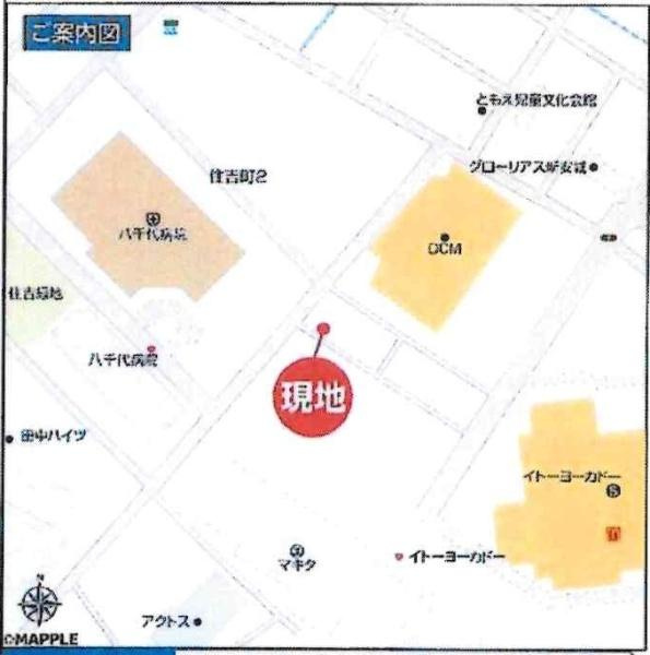 安城市住吉町3期　全1棟　A号棟のその他|現地案内図です。