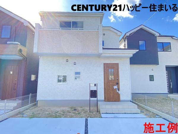 岡崎市赤渋町3期　全3棟・1号棟の外観|施工例