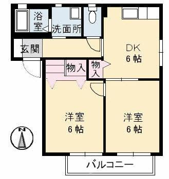 【間取り】 | ファミーユ中野　Ａ棟