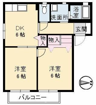 【間取り】 | ファミーユ中野　Ｂ棟