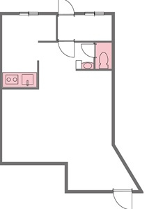 北坂戸NSビル　店舗の間取り