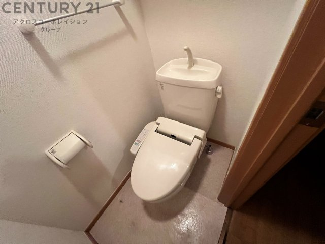 温水洗浄便座付きトイレです！