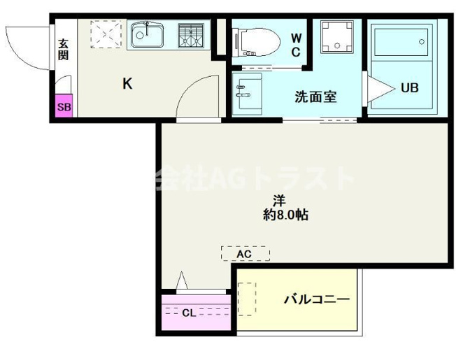 【間取り】 | Jack shinshiraokaⅠ