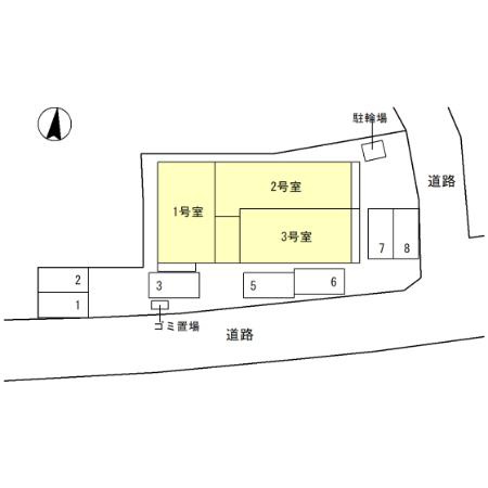 Artere北野田の区画図