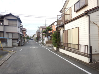 【前面道路含む現地写真】 | 鶴ヶ島市上広谷売地