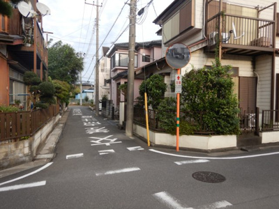 【前面道路含む現地写真】 | 鶴ヶ島市上広谷売地