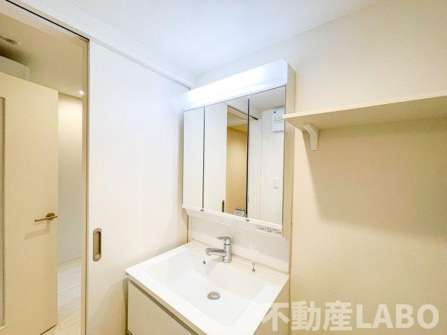 ハーモニーテラス平野市町の洗面所