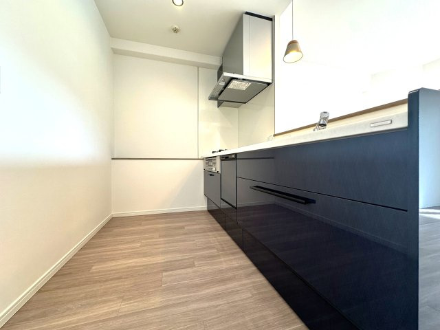 エルザタワー55のキッチン|毎日の料理が楽しくなる、機能的でスタイリッシュなキッチン。収納も豊富で、すっきりとした空間を保ちながら、家族との会話が自然と生まれる心地よい場所です。