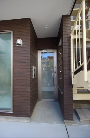 荒川区西尾久１丁目のアパートのエントランス