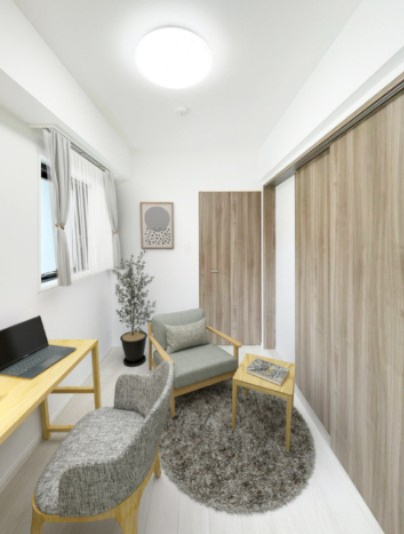 S-RESIDENCE高島平asoleaの寝室|※家具類は見本です。