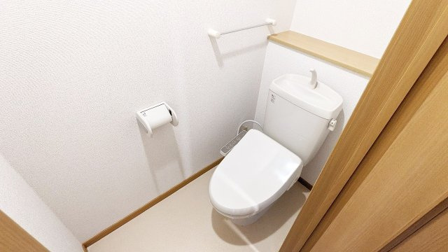 ヒルサイドビラのトイレ|トイレもきれいです