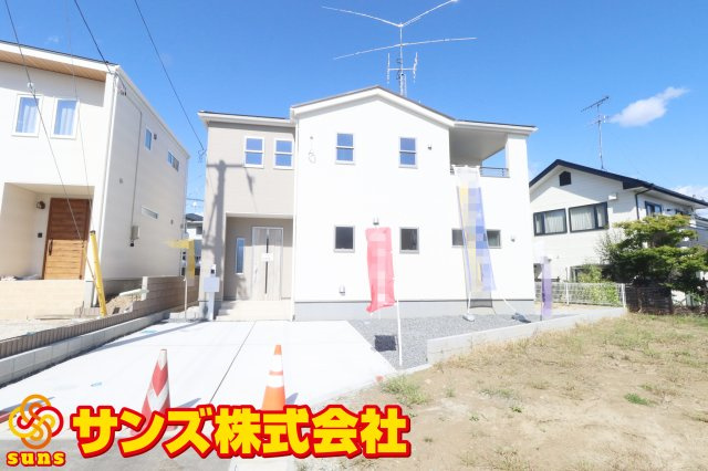 郡山市安積町南長久保1丁目　　　　1号棟　　　安積第３小学校、安積第２中学区　の外観|南東側から見た外観