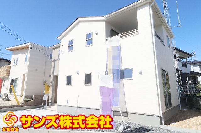 郡山市安積町南長久保1丁目　　　　1号棟　　　安積第３小学校、安積第２中学区　の外観|南側から見た外観