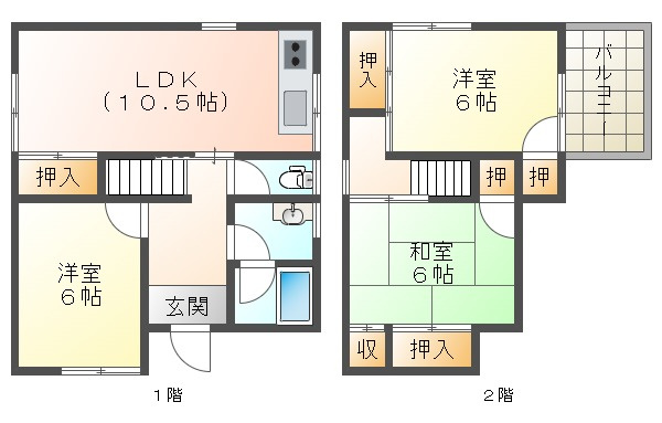 美山台2丁目戸建の間取り