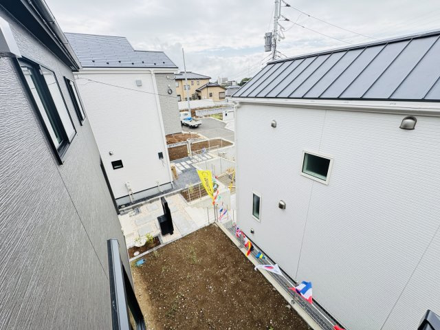 柏市酒井根２丁目新築戸建【酒井根小学校：7分】の展望|バルコニーより南西側眺望