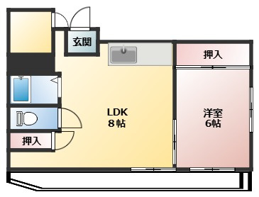 新豊土地ビルの間取り