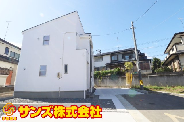 郡山市安積町南長久保1丁目　　　　２号棟　　　安積第３小学校、安積第２中学区　の外観|東側から見た外観