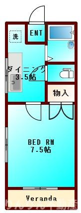 【間取り】 | ステュディオ山中