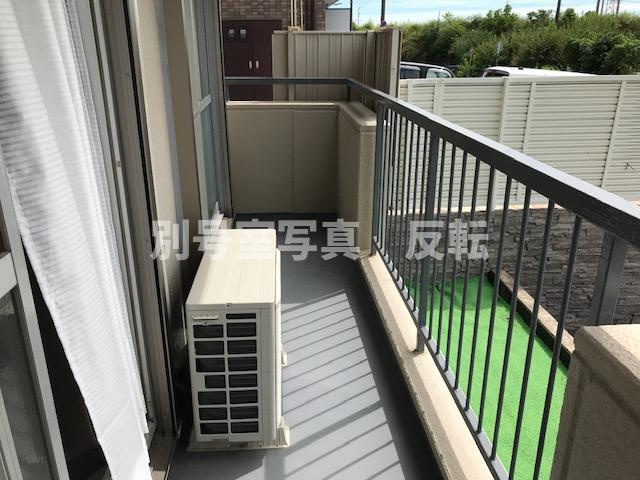 いずみハイツのバルコニー