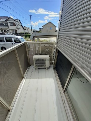 ミニヨン　ポルテのバルコニー|広々としたバルコニーです