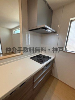 【キッチン】 | 神戸市垂水区城が山1丁目　新築戸建　仲介手数料無料！ | お料理しやすいキッチンです