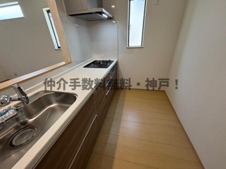 【キッチン】 | 神戸市垂水区城が山1丁目　新築戸建　仲介手数料無料！ | キッチンです