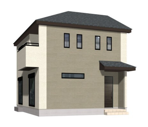 ハートフルタウン宮崎市花ヶ島町の外観パース