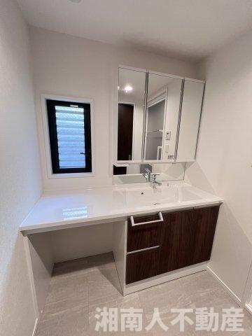 ラミアール藤沢モアクレストの独立洗面台|独立洗面台、朝の身支度には欠かせません