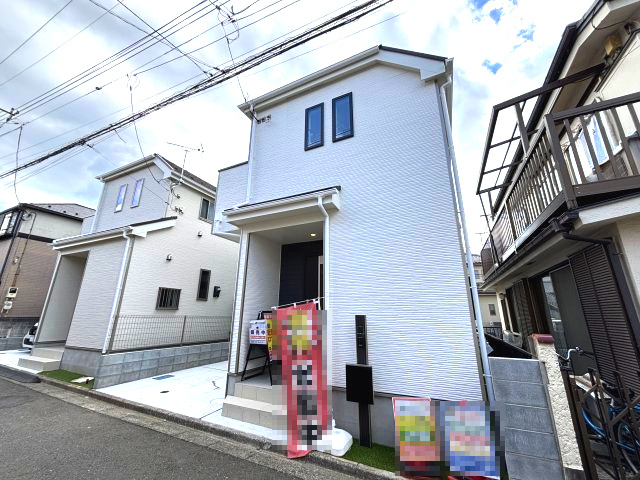 所沢市狭山ヶ丘　新築戸建ての外観|落ち着いた雰囲気の外観です