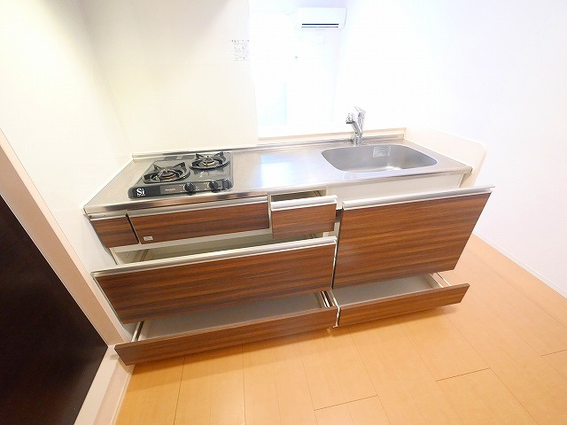 ベルヴェールのキッチン|きれいなキッチンです