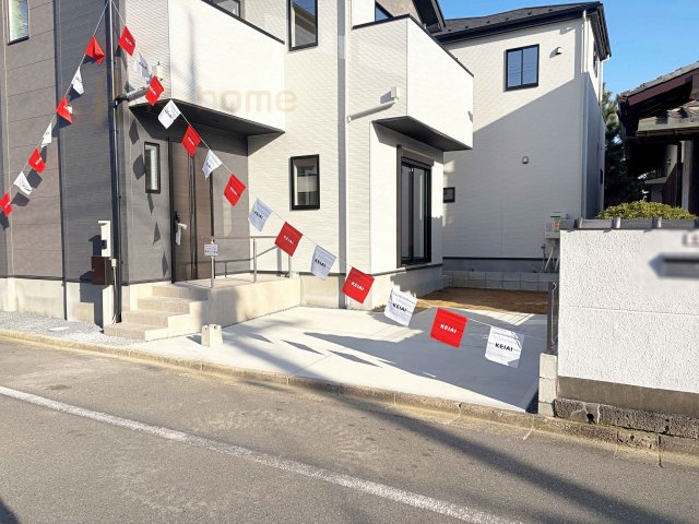 我孫子市若松4期　新築戸建て　1号棟の駐車場|カースペースは2台お停めいただけます♪