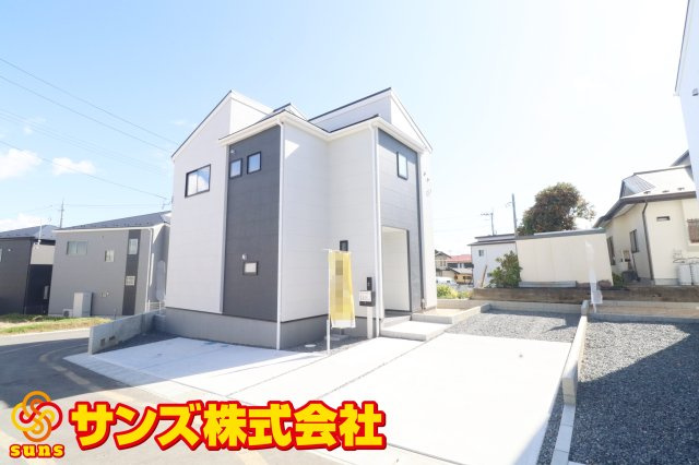 郡山市安積町南長久保1丁目　　　　３号棟　　　安積第３小学校、安積第２中学区　の外観|北側から見た駐車場を含む外観