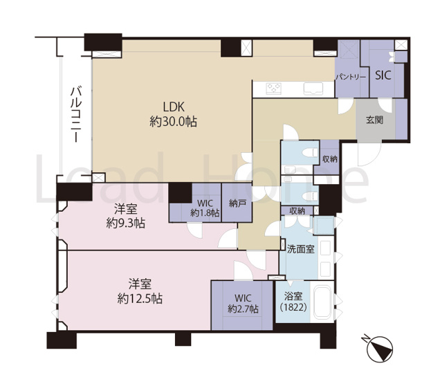 【間取り】 | グランツオーベル南平台