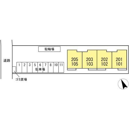 ソラーナ　フェリスの区画図