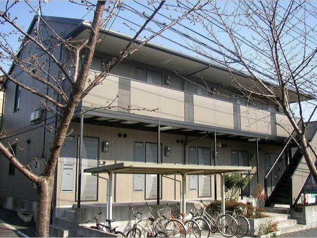 パークサイドＭＯＧＩの外観|★軽量鉄骨造２階建てアパート！外観です。★