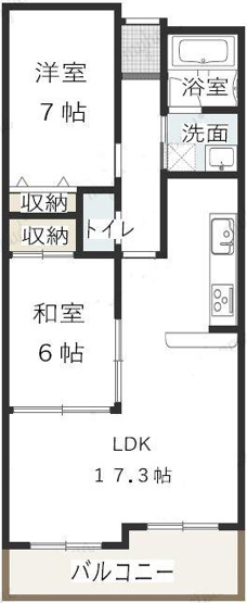 【間取り】 | ファミールハイツ上野芝Ⅱ番館（西百舌鳥小学校）