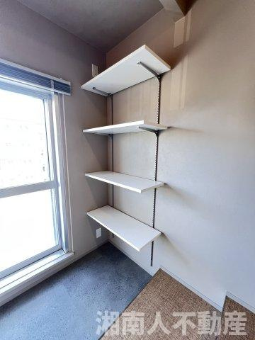 湘南西部住宅　２－２１号棟の収納|専用の収納スペースです