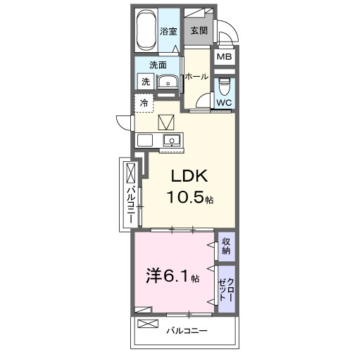 ベルハイネスの間取り