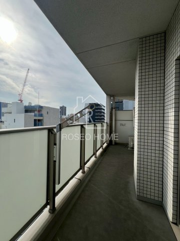 ビエラコート内久宝寺のバルコニー