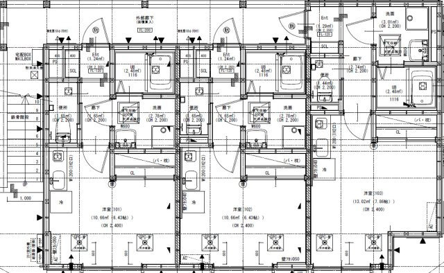柏市つくしが丘３丁目のアパートのその他|フロア配置図１階