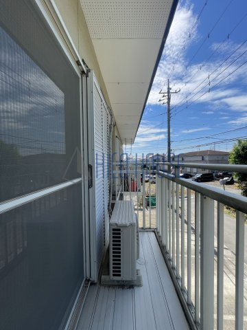 昭和コーポ若松町Ⅱのバルコニー