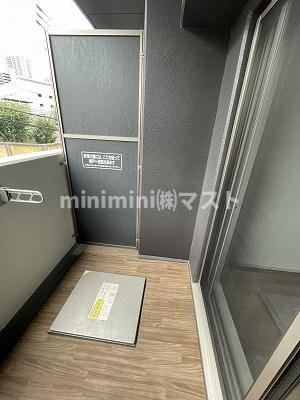 LC天神橋のバルコニー