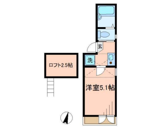 【間取り】 | メゾンさくら亀有