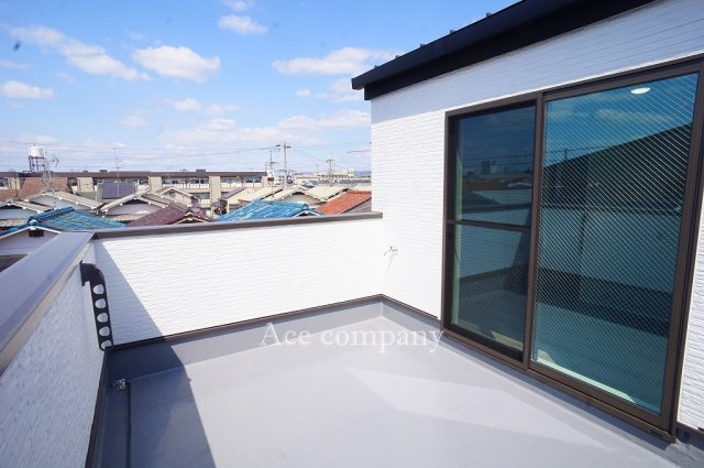 【バルコニー】 | 八尾市楠根町2丁目 | 陽当り良好☆水栓完備です☆