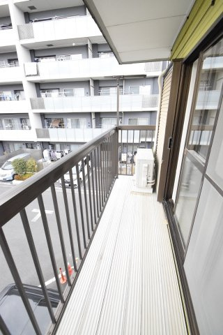グリーンハイツAのバルコニー