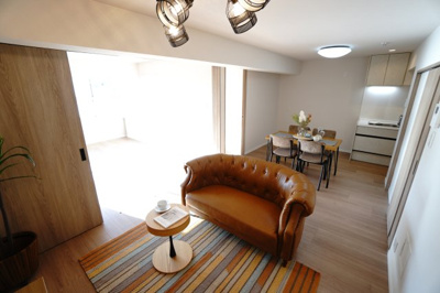 【居間・リビング】 | 【上質リノベ】ダイヤコーポ東雲 | 室内（2025年12月12日9：00頃）撮影
